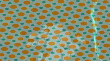 Benzersiz hareket grafikleri tasarım sanatına sahip yaratıcı film üretimi için özet bir arkaplan