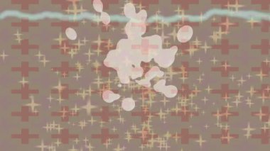 Dijital doku yüzey tasarım biçimi ile modern video animasyonu için gelişmiş hareket grafikleri