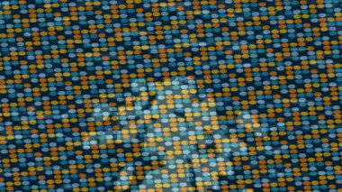 Estetik doku arkaplan tasarımı renkli hareket grafikleri ile moda film giriş profosyoneli