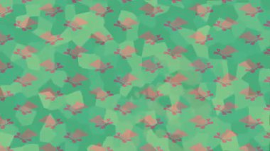 Dijital doku yüzey tasarım biçimi ile modern video animasyonu için gelişmiş hareket grafikleri