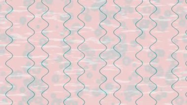 Benzersiz dijital animasyon tarzı grafikleri olan yaratıcı ortam tasarımı için yenilikçi hareket dokusu