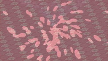 Lüks hareket projeleri için soyut tasarım stili animasyonu olan üst düzey dijital doku