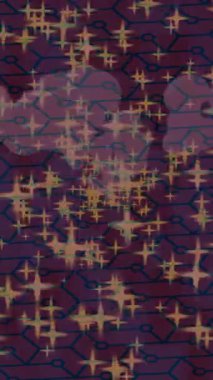 Benzersiz video giriş tasarımı projeleri için detaylı yüzey kalıbı film animasyon stili grafik girişi