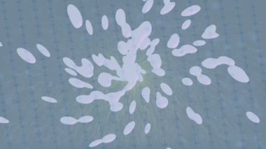 Modern medya üretimi için fütüristik dijital soyut doku sinematik tarz hareketli grafik ögesi