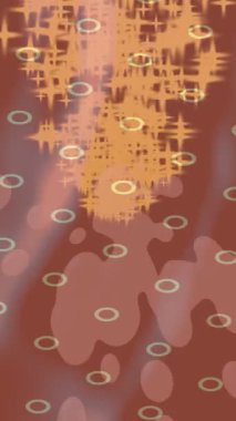 Soyut hareket desenli fütüristik video üretimi için dinamik dijital arkaplan