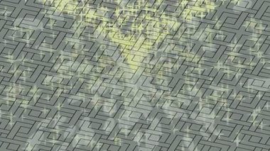 Benzersiz dijital animasyon tarzı grafikleri olan yaratıcı ortam tasarımı için yenilikçi hareket dokusu