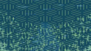 Benzersiz dijital animasyon tarzı grafikleri olan yaratıcı ortam tasarımı için yenilikçi hareket dokusu