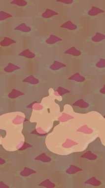 Dijital doku yüzey tasarım biçimi ile modern video animasyonu için gelişmiş hareket grafikleri