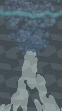 Organik desenli yüzey giriş stili video film sanatı ile soyut arkaplan tasarımı