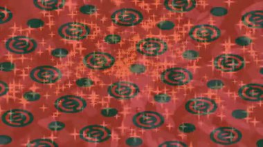 Benzersiz dijital animasyon tarzı grafikleri olan yaratıcı ortam tasarımı için yenilikçi hareket dokusu