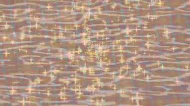 Soyut hareket desenli fütüristik video üretimi için dinamik dijital arkaplan