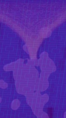 Benzersiz dijital animasyon tarzı grafikleri olan yaratıcı ortam tasarımı için yenilikçi hareket dokusu