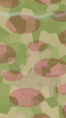 Benzersiz dijital animasyon tarzı grafikleri olan yaratıcı ortam tasarımı için yenilikçi hareket dokusu