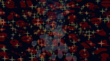 Benzersiz hareket grafikleri tasarım sanatına sahip yaratıcı film üretimi için özet bir arkaplan