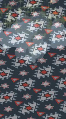 Dijital doku yüzey tasarım biçimi ile modern video animasyonu için gelişmiş hareket grafikleri