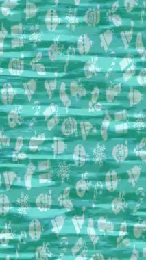 Organik desenli yüzey giriş stili video film sanatı ile soyut arkaplan tasarımı