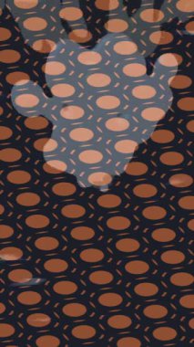 Modern medya üretimi için fütüristik dijital soyut doku sinematik tarz hareketli grafik ögesi