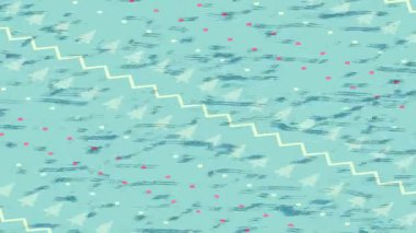 Benzersiz dijital hareket grafiklerine sahip yaratıcı sinematik projeler için yumuşak animasyon yüzeyi