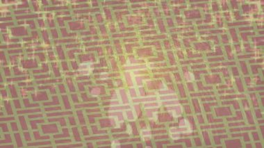 Benzersiz dijital animasyon tarzı grafikleri olan yaratıcı ortam tasarımı için yenilikçi hareket dokusu