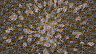 Soyut hareket desenli fütüristik video üretimi için dinamik dijital arkaplan