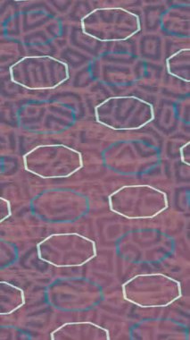 Benzersiz dijital animasyon tarzı grafikleri olan yaratıcı ortam tasarımı için yenilikçi hareket dokusu