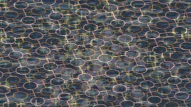 Dijital doku yüzey tasarım biçimi ile modern video animasyonu için gelişmiş hareket grafikleri