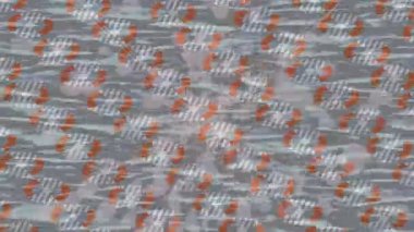 Organik desenli yüzey giriş stili video film sanatı ile soyut arkaplan tasarımı