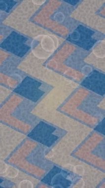 Benzersiz dijital animasyon tarzı grafikleri olan yaratıcı ortam tasarımı için yenilikçi hareket dokusu