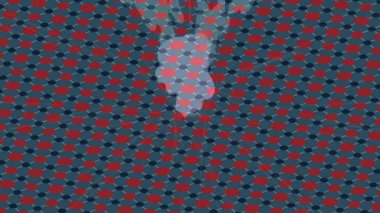 Benzersiz dijital animasyon tarzı grafikleri olan yaratıcı ortam tasarımı için yenilikçi hareket dokusu