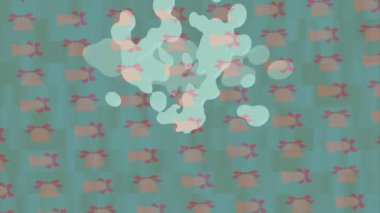 Benzersiz video giriş tasarımı projeleri için detaylı yüzey kalıbı film animasyon stili grafik girişi