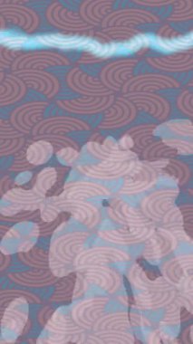 Modern medya üretimi için fütüristik dijital soyut doku sinematik tarz hareketli grafik ögesi