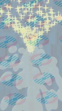 Benzersiz hareket dokusu tasarım sanatı ile profesyonel video düzenleme için modern soyut grafikler