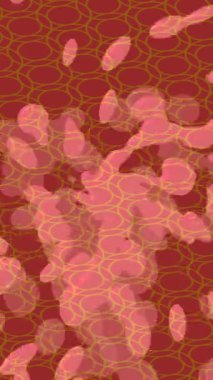 Benzersiz video giriş tasarımı projeleri için detaylı yüzey kalıbı film animasyon stili grafik girişi