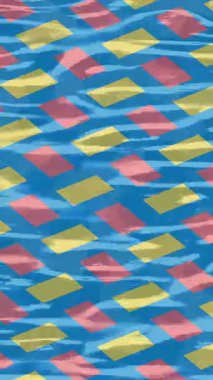 Benzersiz video giriş tasarımı projeleri için detaylı yüzey kalıbı film animasyon stili grafik girişi