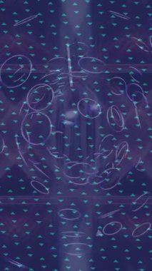 Benzersiz video giriş tasarımı projeleri için detaylı yüzey kalıbı film animasyon stili grafik girişi