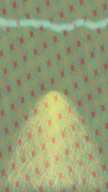 Benzersiz dijital animasyon tarzı grafikleri olan yaratıcı ortam tasarımı için yenilikçi hareket dokusu