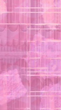 Estetik doku arkaplan tasarımı renkli hareket grafikleri ile moda film giriş profosyoneli