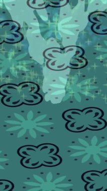 Yaratıcı video düzenleme film arkaplan tasarımı için minimalist organik hareket grafikleri