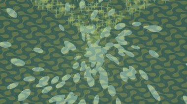 Organik desenli yüzey giriş stili video film sanatı ile soyut arkaplan tasarımı