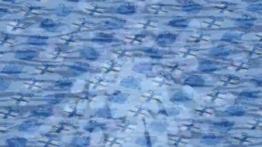 Estetik doku arkaplan tasarımı renkli hareket grafikleri ile moda film giriş profosyoneli