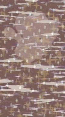 Organik desenli yüzey giriş stili video film sanatı ile soyut arkaplan tasarımı