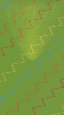 Benzersiz dijital hareket grafiklerine sahip yaratıcı sinematik projeler için yumuşak animasyon yüzeyi