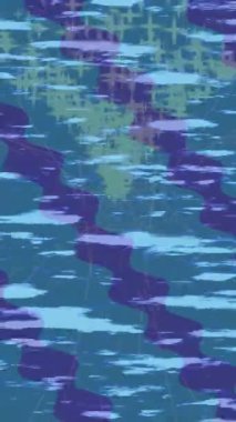 Soyut hareket desenli fütüristik video üretimi için dinamik dijital arkaplan