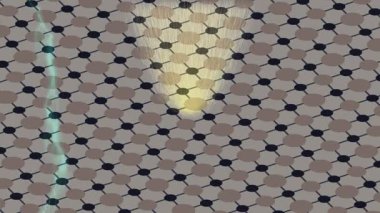 Organik desenli yüzey giriş stili video film sanatı ile soyut arkaplan tasarımı