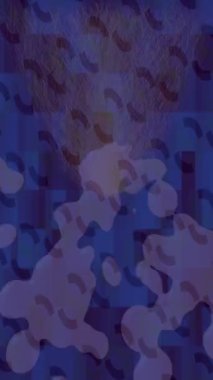 Soyut hareket desenli fütüristik video üretimi için dinamik dijital arkaplan