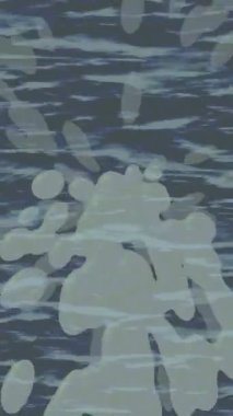 Organik desenli yüzey giriş stili video film sanatı ile soyut arkaplan tasarımı