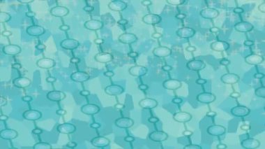 Benzersiz dijital animasyon tarzı grafikleri olan yaratıcı ortam tasarımı için yenilikçi hareket dokusu