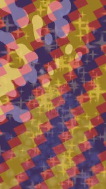 Soyut hareket desenli fütüristik video üretimi için dinamik dijital arkaplan