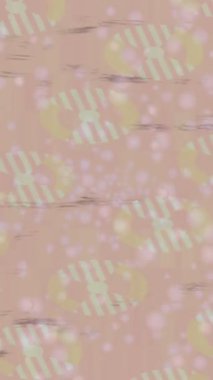 Benzersiz video giriş tasarımı projeleri için detaylı yüzey kalıbı film animasyon stili grafik girişi