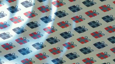 Organik desenli yüzey giriş stili video film sanatı ile soyut arkaplan tasarımı